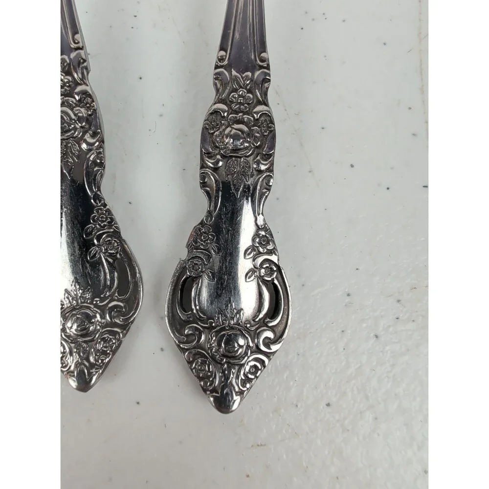 Set of 4 Oneida Northland Baton Rouge Stainless Teaspoons 6
